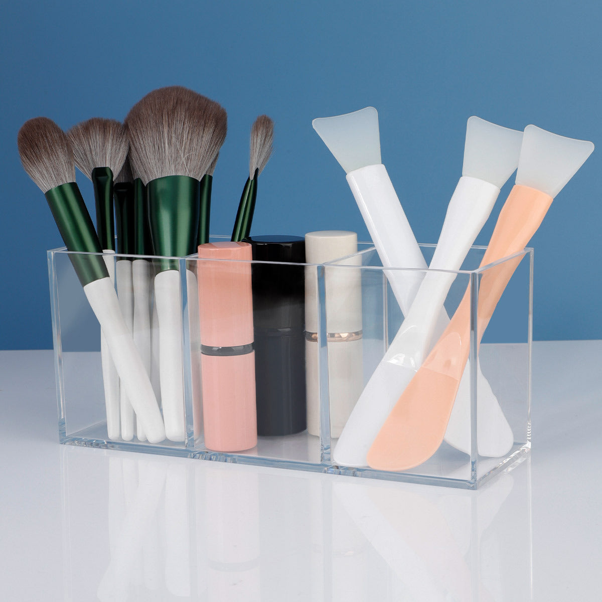 Acrylic brush holder cup