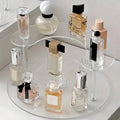 Clear acrylic tiered skincare vanity riser